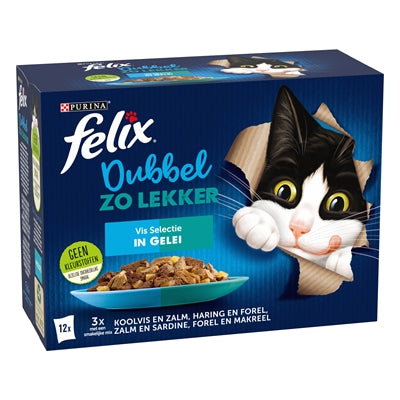 Felix Dubbel Zo Lekker Vis Selectie In Gelei
