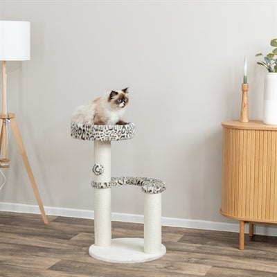 Trixie Krabpaal Leo Panterprint Rond Creme